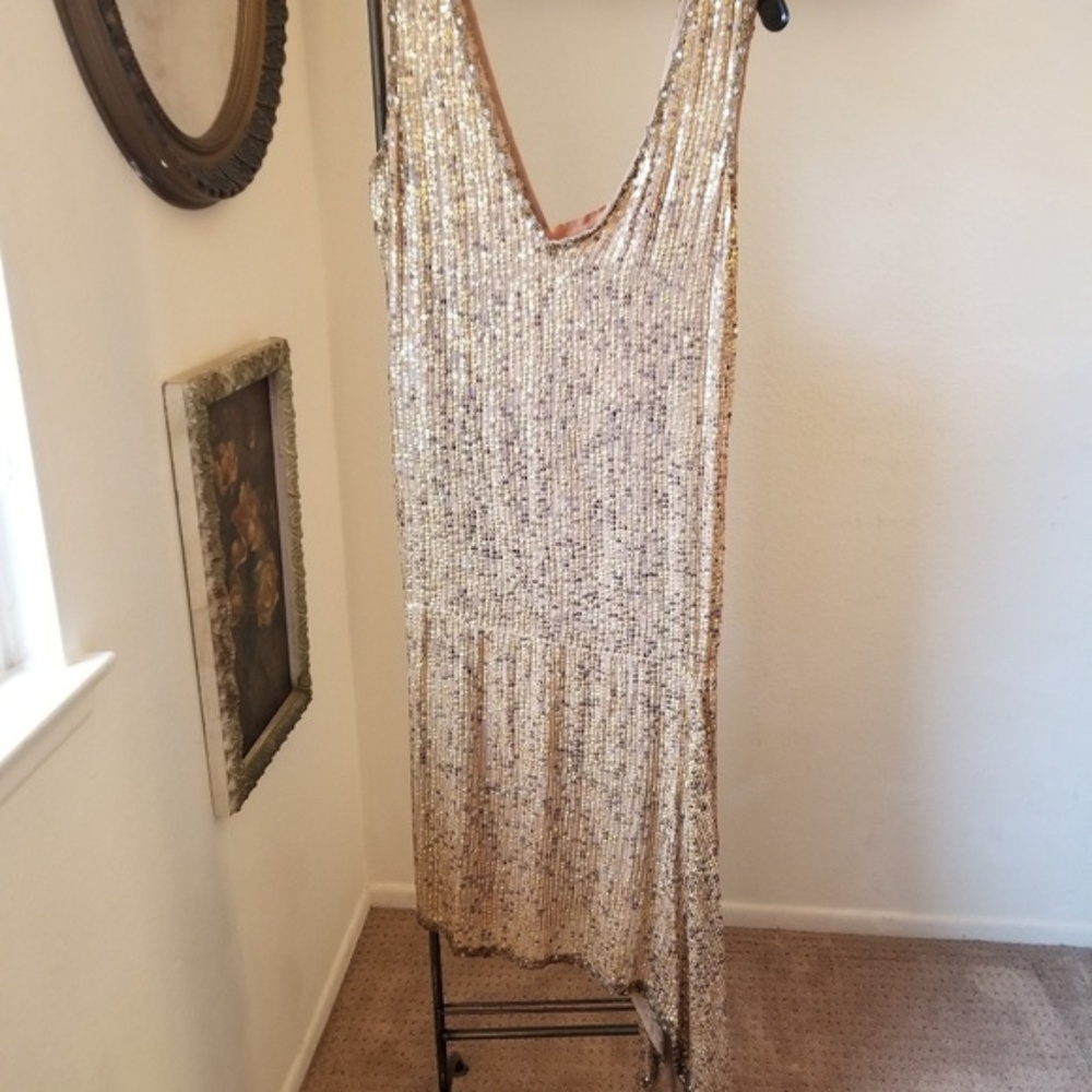 Stunning Tracey Reese Sequined Dress 1920's